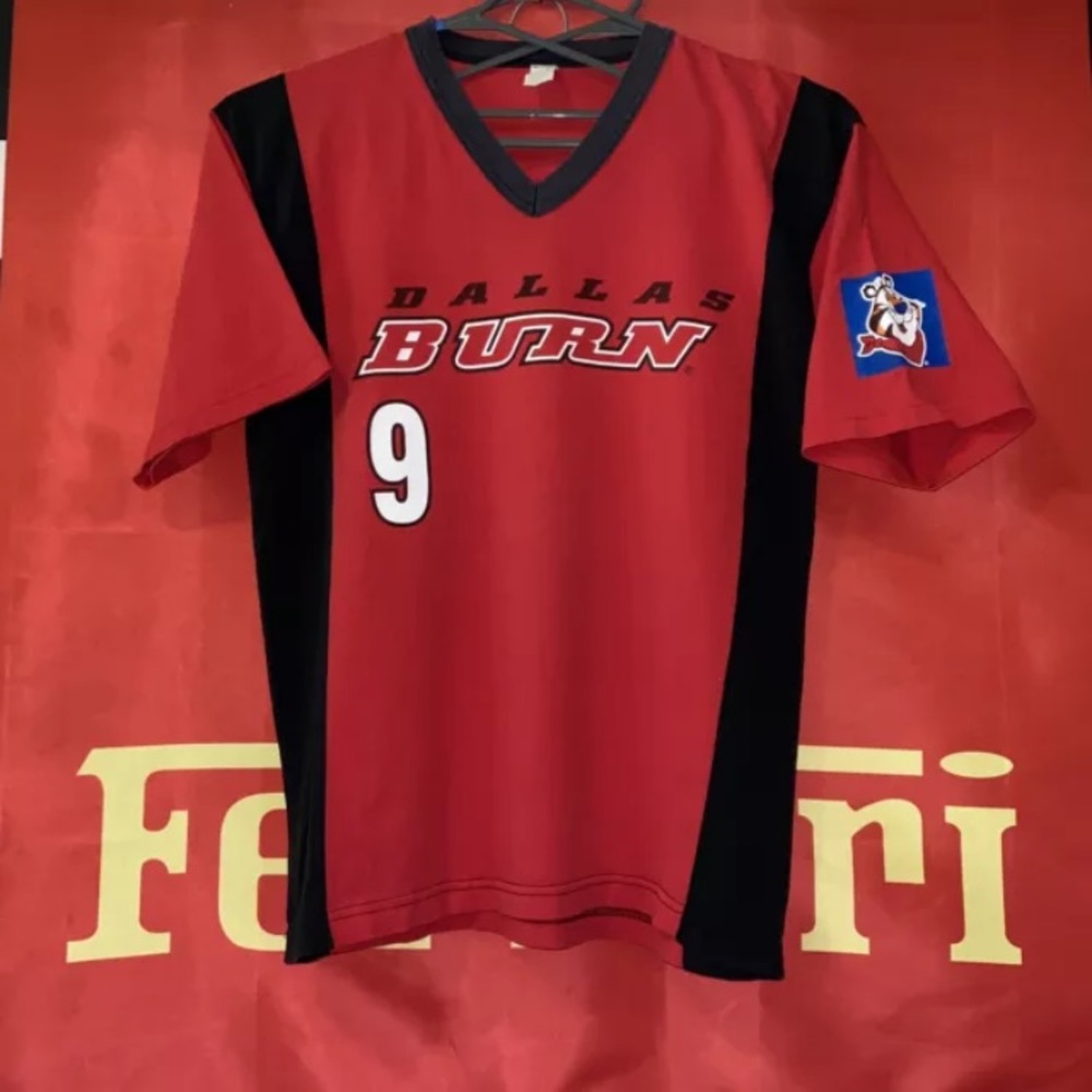 Vintage Dallas Burn Soccer T Shirt/Jersey Mens L Kellog’s Frosted Tony the Tiger
